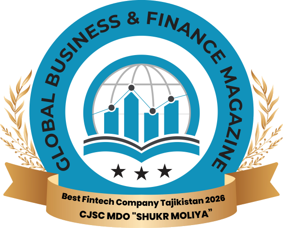 Best Fintech Company Tajikistan 2026 от Global Business & Finance Magazine